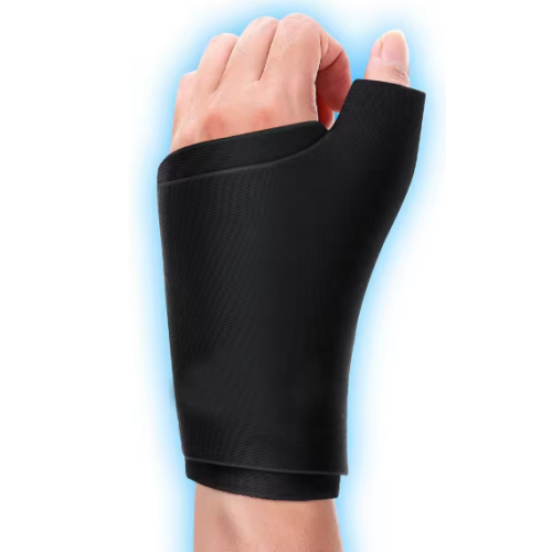 Cooling-warming compress for the wrist
